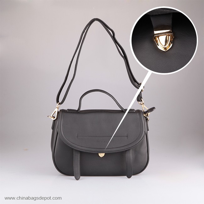 PU leather handbag