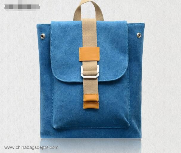 Canvas Lederrucksack