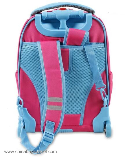 School trolley backpack bag with wheels