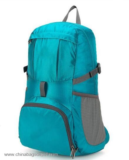 Promotional folding travelling backpack