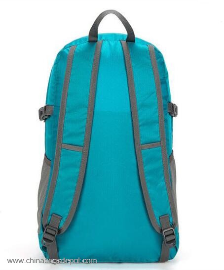 Promotional folding travelling backpack