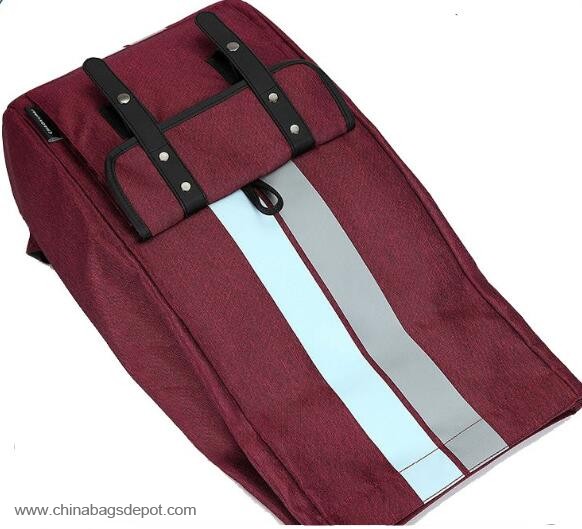 two-tone polyester fabric bag
