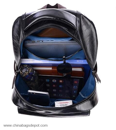  PU-leder-Laptop-tasche-rucksack 