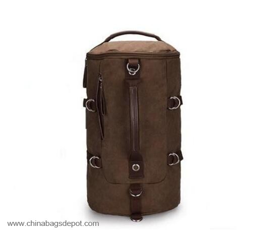 Hiking Canvas Barrel Backpack Bag