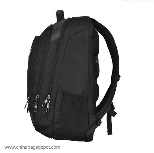 Sport Black Quilted Backpack Bag