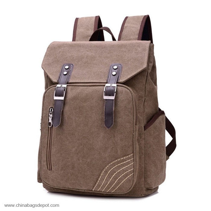 Boys Canvas Laptop Backpack Bag