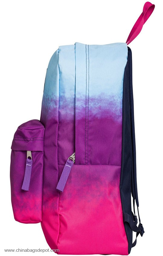Printed School Backpack Bag