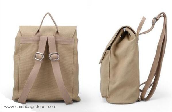 Cotton Drawstring Canvas Backpack