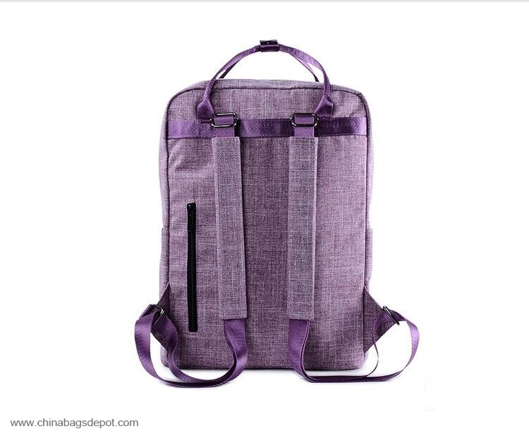 Fashion Shoulder Girls Canvas Computer Backpack