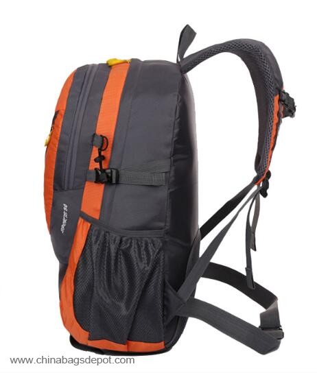 Waterproof solar camping hiking backpack 