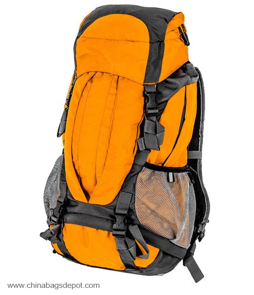 Hiking camping backpack with rain cover