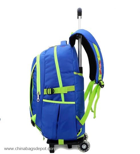 Travel backpack with detachable wheels