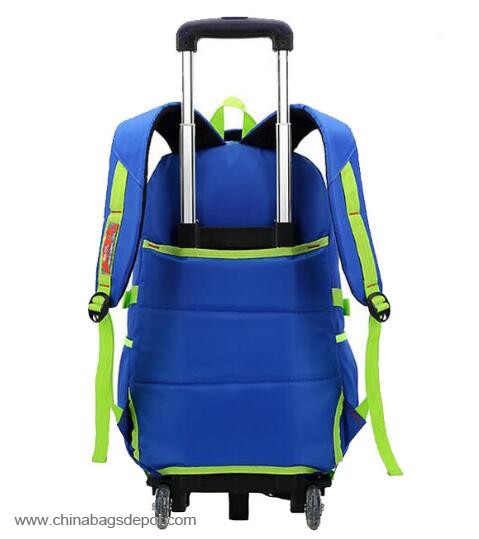 Travel backpack with detachable wheels