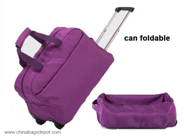  Klappbar Lila Trolley Bag For Travel 