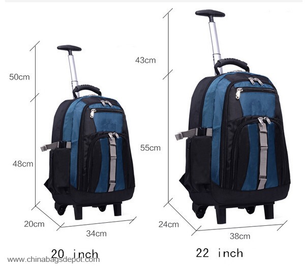  Shoulder School Trolley Bag