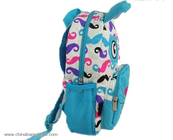 Kids cartoon bild der schultasche