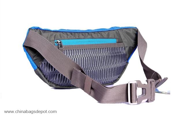 Water-resistant travel sport elastic waist bag