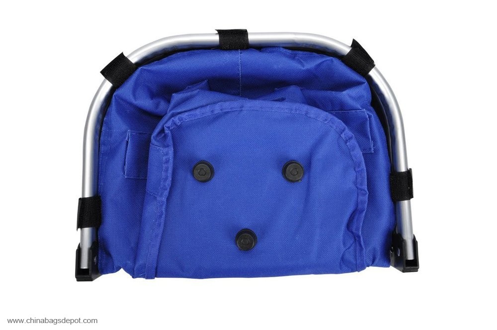 Foldable picnic tote basket