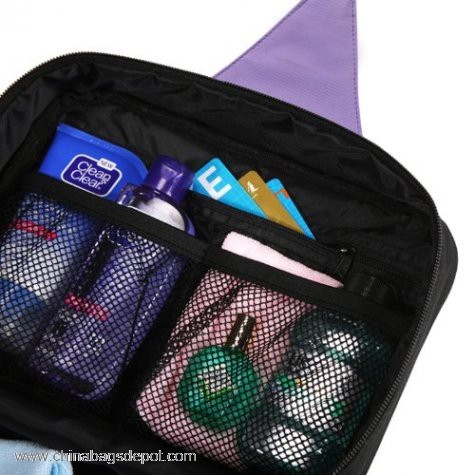 Toiletry bag purple