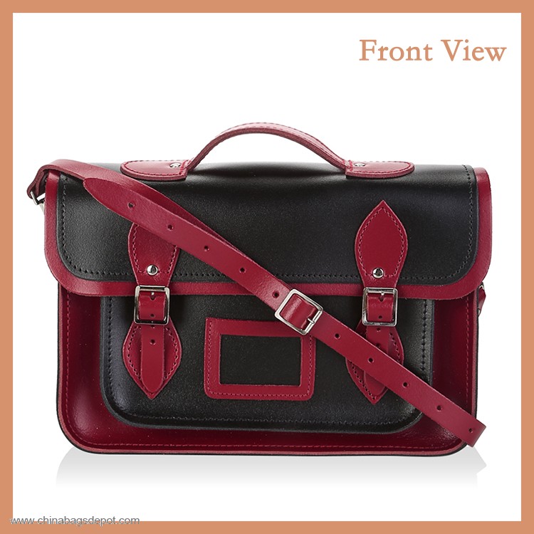 Leather Messenger Bag 