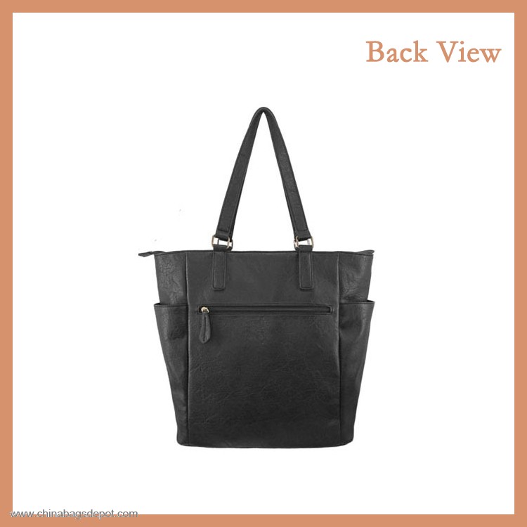 Black Shopping Handbag 
