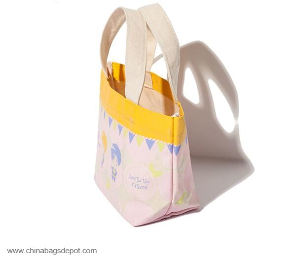 catifea tote sac de bumbac