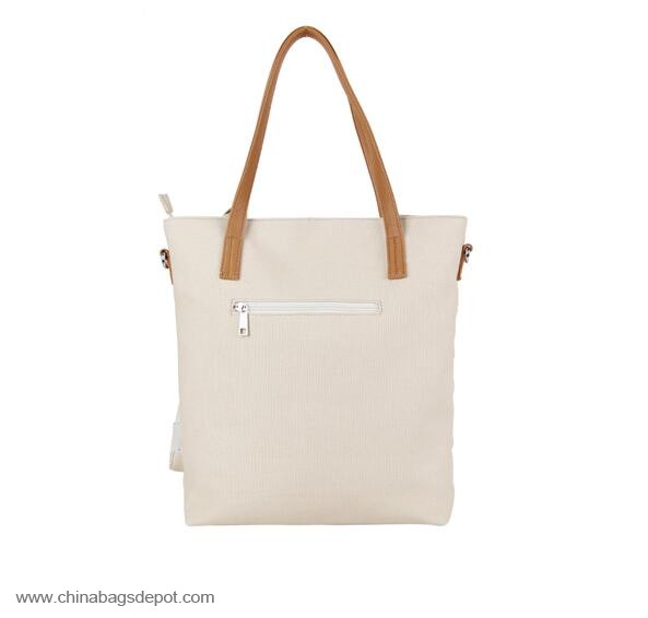 Hanging file canvas tote bag