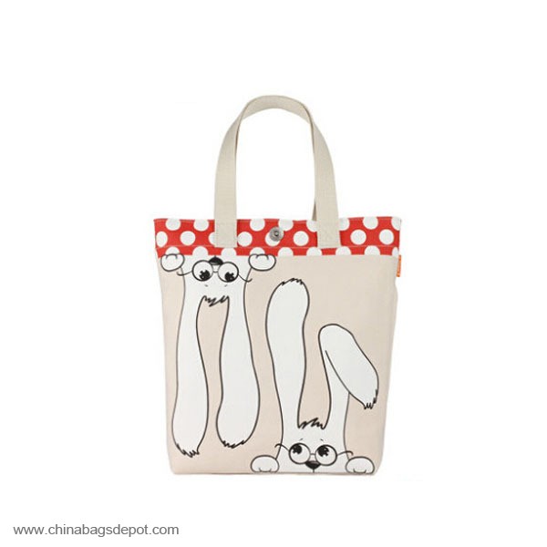 Canvas tote shopping bag