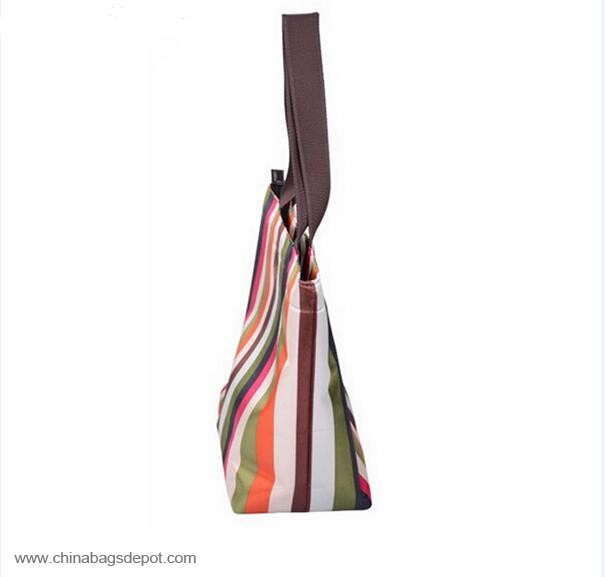 shopping tote bag with zipper