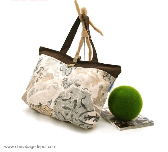 Cotton printed shopping bag