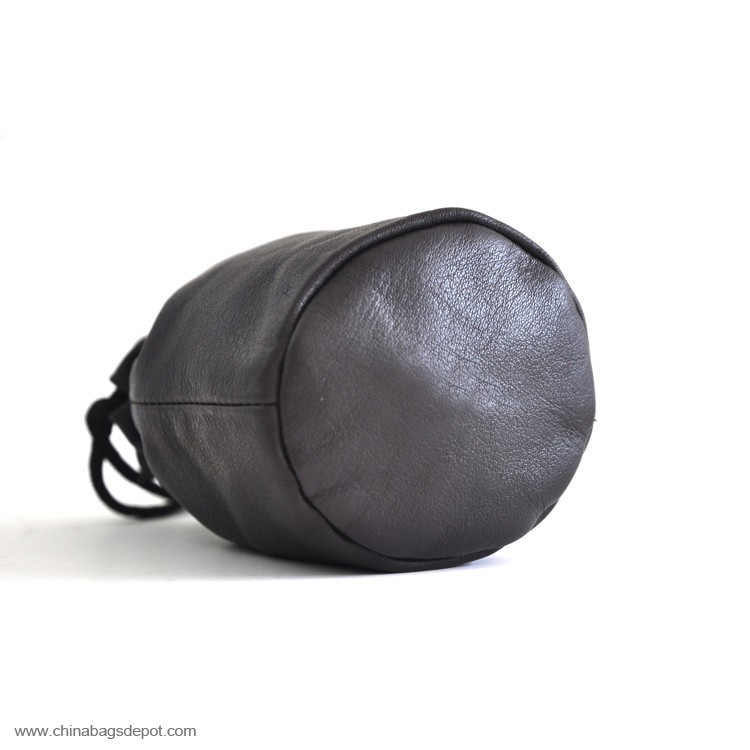 Leather Drawstring Gift Bag