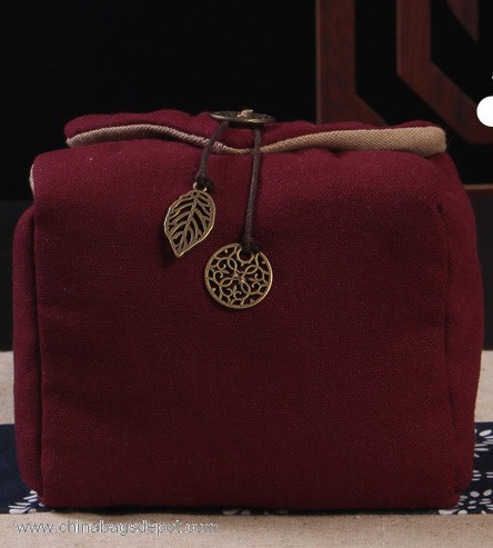 Reisende erschütterungssichere Jutetasche