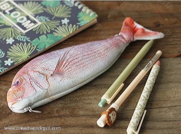 Neuheit Pencil Bag mit fisch form